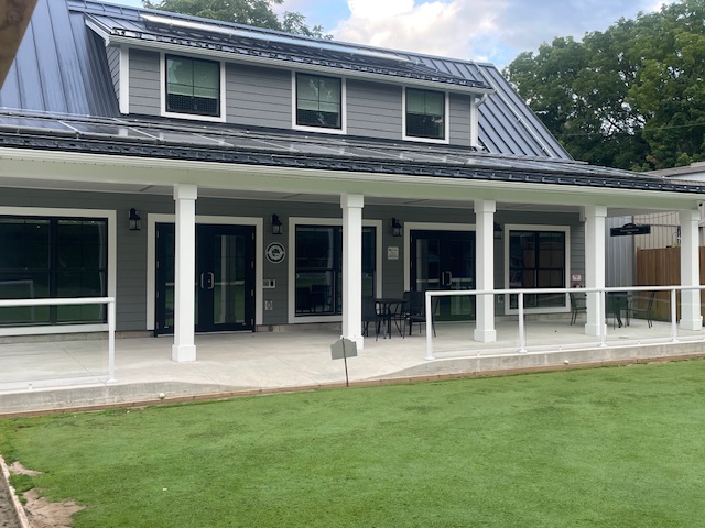 The Pinevest Homes Patio at the Wilkin Family Community Centre